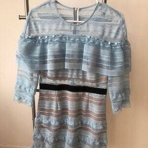 Original Self potrait mini dress